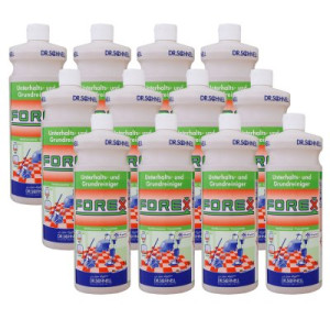 Dr. Schnell Forex 12 x 1 Liter Porentiefer Unterhalts- und Grundreiniger