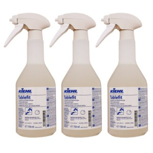 Kiehl Tablefit 3 x 750 ml Kunststoff- und Schreibtischreiniger