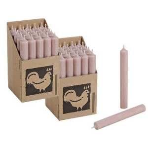 2 x 25 Stabkerzen Taupe 180 x 22 mm Kerzenfarm Kerzen Candle
