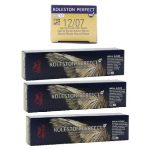 Wella Koleston 3 x 60 ml 12/07 Spezialblond natur–braun