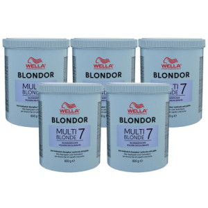Wella Blondor Multi Blonde Powder 5 x 800g Pulver Blondierung Blondierpulver