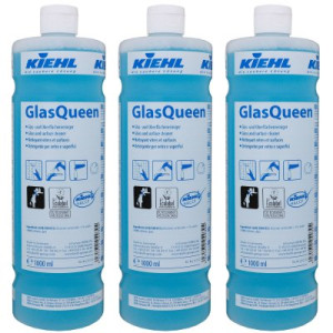 Kiehl GlasQueen 3 x 1 Liter gebrauchsfertiger Glas- und Oberflächenreiniger