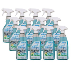 Kiehl GlasQueen 12 x 500 ml Glas- und Oberflächenreiniger mit Sprüher