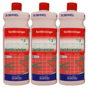 Dr. Schnell Multicid 3 x 1 Liter Sanitärreiniger