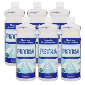 Dr. Schnell Petra Konzentrat 6 x 1 Liter Neutraler Fett & Öl löser Oberflächen