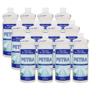 Dr. Schnell Petra Konzentrat 12 x 1 Liter Neutraler Fett & Öl löser Oberflächen