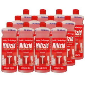 Dr. Schnell Milizid Lemonfresh 12 x 1 Liter Sanitärreiniger und Kalklöser