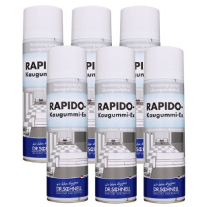 Dr. Schnell Rapido Kaugummi Ex 6 x 500 ml Vereisungsspray Dose