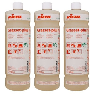 Kiehl Grasset-plus 3 x 1 Liter Fettlöser spontan wirkender Küchenreiniger