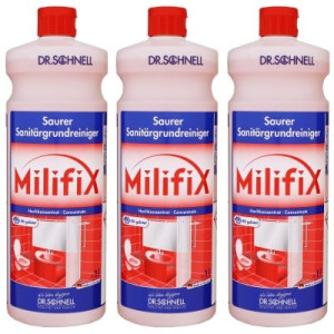 Dr. Schnell Milifix 3 x 1 Liter Saurer Grundreiniger