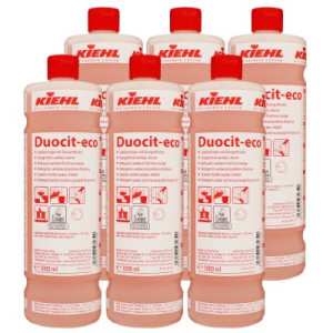 Kiehl Duocit-eco 6 x 1 Liter Sanitärreiniger mit Orangenfrische Orangenduft