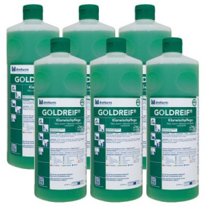 Dreiturm GOLDREIF Klarwischpflege 6 x 1 Liter Bodenwischpflege 5Fach Konzentrat