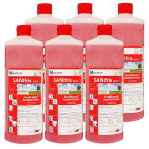 Dreiturm Sanifris eco DreiNatura 6 x 1 Liter Sanitärreiniger Unterhaltsreiniger
