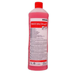 Ecolab MAXX Into Citrus2 1 Liter Sanitärreiniger Zitronenduft Bad WC Reiniger