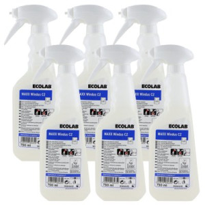 Ecolab MAXX Windus C2 6 x 750 ml Glas und Oberflächenreiniger
