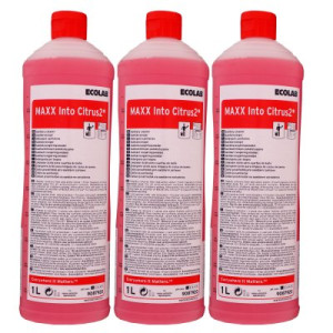 Ecolab MAXX Into Citrus2 3 x 1 Liter Sanitärreiniger Zitronenduft Bad WC