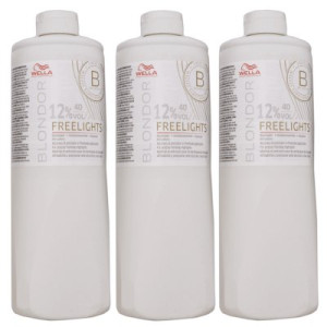 Wella Blondor Freelights 12 % 3 x 1000 ml Entwickler