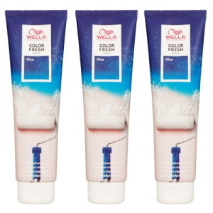 Wella Color Fresh Mask 3 x 150 ml Tönungsmaske Farbmaske Blue