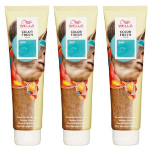 Wella Color Fresh Mask 3 x 150 ml Tönungsmaske Farbmaske Mint