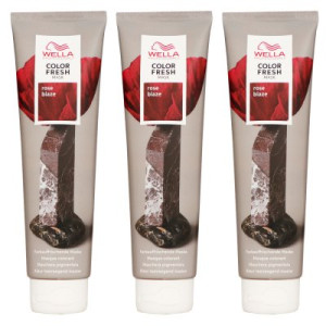 Wella Color Fresh Mask 3 x 150 ml Tönungsmaske Farbmaske Rose Blaze