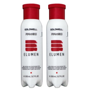 Goldwell Elumen 2 x 200 ml PlMint@10 Haarfarbe permanente farbintensive Farbe