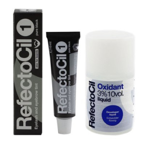 RefectoCil Oxidant 3% Liquid Entwickler 100ml & 15ml RefectoCil tiefschwarz