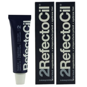 RefectoCil 2 Blue Black blauschwarz 2 x 15 ml Augenbrauenfarbe & Wimpernfarbe