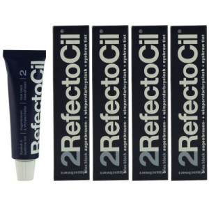 RefectoCil 2 Blue Black blauschwarz 4 x 15 ml Augenbrauenfarbe & Wimpernfarbe