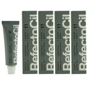 RefectoCil 1.1 graphit 4 x 15 ml Augenbrauenfarbe & Wimpernfarbe