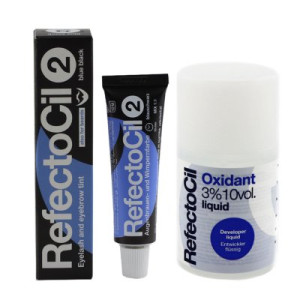 RefectoCil Oxidant 3% Liquid Entwickler 100ml & 15ml RefectoCil blauschwarz