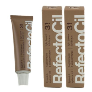 RefectoCil 3.1 Light Brown lichtbraun 2 x 15 ml Augenbrauenfarbe & Wimpernfarbe