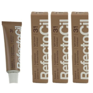 RefectoCil 3.1 Light Brown lichtbraun 3 x 15 ml Augenbrauenfarbe & Wimpernfarbe