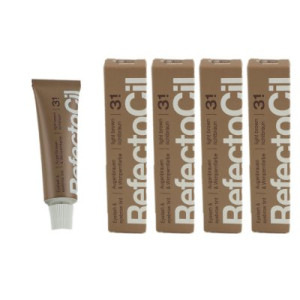 RefectoCil 3.1 Light Brown lichtbraun 4 x 15 ml Augenbrauenfarbe & Wimpernfarbe
