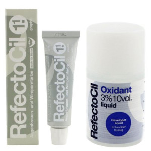 RefectoCil Oxidant 3% Liquid Entwickler 100 ml & 15 ml RefectoCil graphit