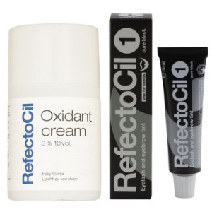 RefectoCil Oxidant 3 % Cream Developer 100 ml & 15 ml RefectoCil tiefschwarz