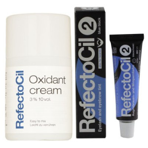 RefectoCil Oxidant 3 % Cream Developer 100 ml & 15 ml RefectoCil blauschwarz