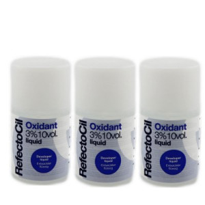 3 x RefectoCil Oxidant 3 % Liquid Entwickler für Augenbrauen & Wimpernfarbe 100ml