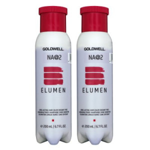 Goldwell Elumen 2 x 200 ml NA@2 Haarfarbe permanente farbintensive Farbe