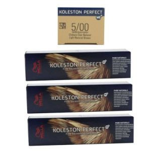 Wella Koleston 3 x 60 ml 5/00 hellbraun natur