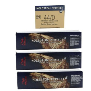 Wella Koleston 3 x 60 ml 44/0 mittelbraun intensiv natur