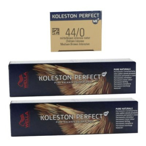 Wella Koleston 2 x 60 ml 44/0 mittelbraun intensiv natur