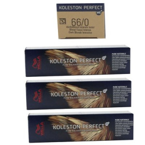 Wella Koleston 3 x 60 ml 66/0 dunkelblond intensiv natur