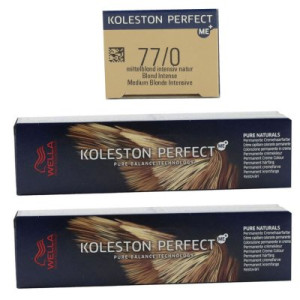 Wella Koleston 2 x 60 ml 77/0 mittelblond intensiv natur