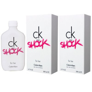 Calvin Klein CK One Shock for Her 2 x 200 ml Eau de Toilette EDT