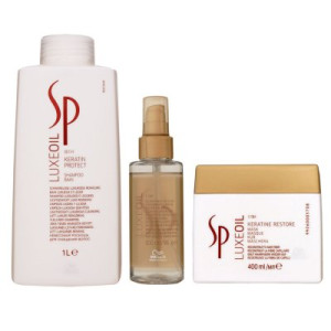 Wella SP Luxe Oil 1000 ml Shampoo & 400 ml Haarmaske & 100 ml Haaröl