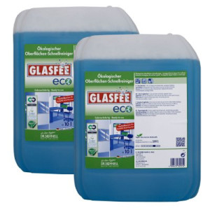 Dr. Schnell Glasfee Eco 2 x 10 Liter Ökologischer Glas- und Oberflächenreiniger