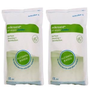 Schülke mikrozid AF wipes Jumbo Refill Desinfektion Tuch 2 x 220 Nachfüllpack