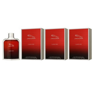 Jaguar Classic Red 3 x 100 ml Eau de Toilette Herrenparfum Herrenduft