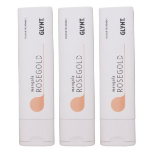 Glynt Mangala Rosegold 3 x 200 ml Colour treatment Farbkur