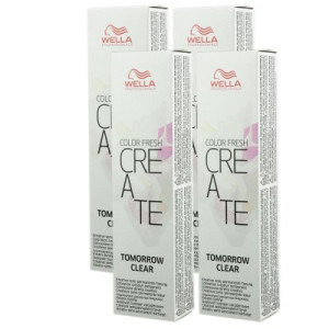 Wella Color Fresh Create 4 x 60 ml - 1 Tomorrow Clear